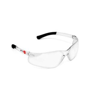 Safety Glasses Wrap Around w/Rubber Tip