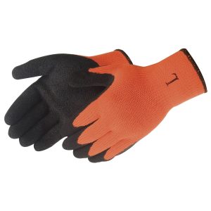 Heavy Latex Coated Knits - Orange