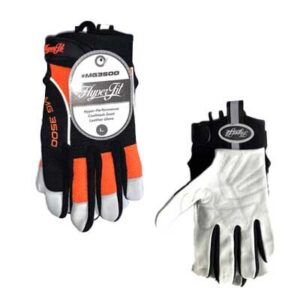 Hyperfit Mechanics Gloves - HiViz Orange